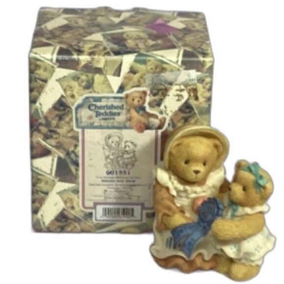 Cherished Teddies Bears Mothers Love Figurines Always Believed in You 1999 - Picture 1 of 5